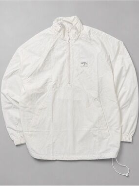 Staple Pigeon Half Zip Windbreaker Jacket STPL Men's M Cream NWT